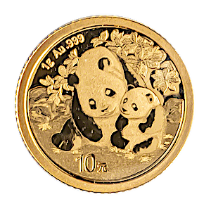2024 1 Gram Chinese Gold Panda Bullion Coin