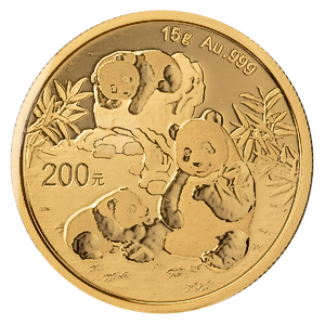 2025 15 Gram Chinese Gold Panda Bullion Coin