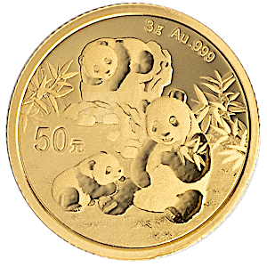 2025 3 Gram Chinese Gold Panda Bullion Coin