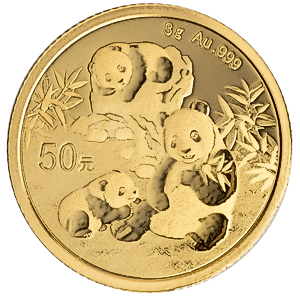 2025 3 Gram Chinese Gold Panda Bullion Coin