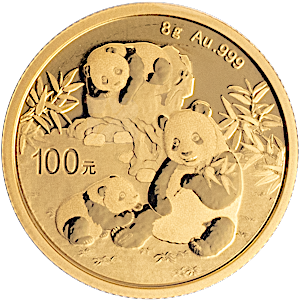 2025 8 Gram Chinese Gold Panda Bullion Coin