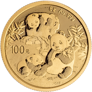 2025 8 Gram Chinese Gold Panda Bullion Coin