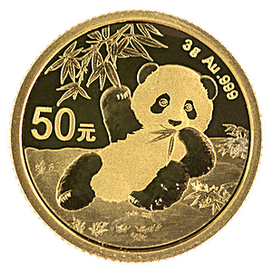 2020 3 Gram Chinese Gold Panda Bullion Coin
