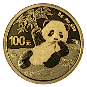 2020 8 Gram Chinese Gold Panda Bullion Coin
