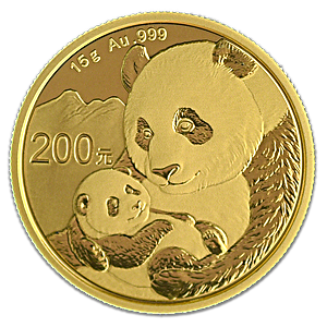 2019 15 Gram Chinese Gold Panda Bullion Coin