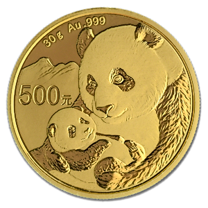 2019 30 Gram Chinese Gold Panda Bullion Coin