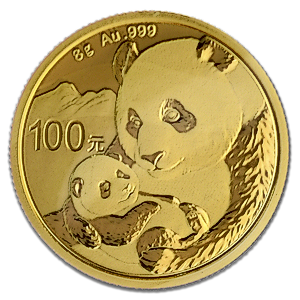 2019 8 Gram Chinese Gold Panda Bullion Coin