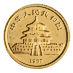 1987 1/10 oz Chinese Gold Panda Bullion Coin thumbnail