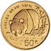 1987 1/2 oz Chinese Gold Panda Bullion Coin thumbnail