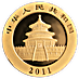 2011 1/2 oz Chinese Gold Panda Bullion Coin thumbnail