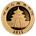 2011 1/4 oz Chinese Gold Panda Bullion Coin thumbnail