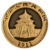 2012 1/4 oz Chinese Gold Panda Bullion Coin thumbnail