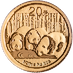 2013 1/20 oz Chinese Gold Panda Bullion Coin thumbnail