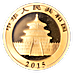2015 1/2 oz Chinese Gold Panda Bullion Coin thumbnail