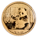 2017 3 Gram Chinese Gold Panda Bullion Coin thumbnail