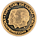 1999 11.7 Gram Gold Swedish Gold 2000 Kronor Bullion Coin  thumbnail