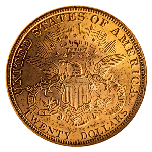 1897 US Liberty Gold Double Eagle Gold Coin - Graded MS 62 by NGC - 0.9675 oz