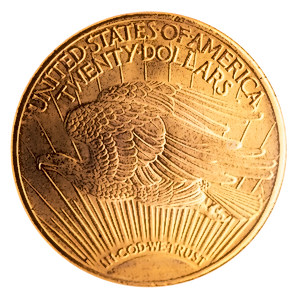 1924 US $20 St. Gaudens Double Eagle Gold Coin - Graded MS 62 by NGC - 0.9675 oz