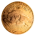 1924 US $20 St. Gaudens Double Eagle Gold Coin - Graded MS 62 by NGC - 0.9675 oz thumbnail
