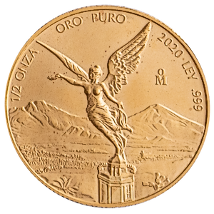 2020 1/2 oz Mexican Gold Libertad Bullion Coin