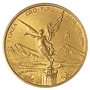 2010 1 oz Mexican Gold Libertad Bullion Coin