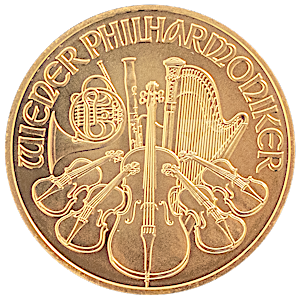 2025 1/10 oz Austrian Gold Philharmonic Bullion Coin