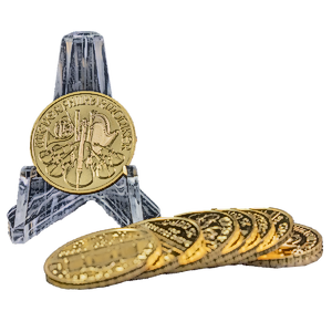 8 pcs of 1/4 oz 2024 Austrian Gold Philharmonic Coins - Total 2 oz Gold