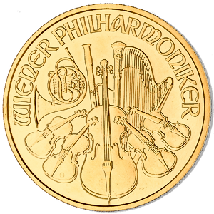 2013 1/2 oz Austrian Gold Philharmonic Bullion Coin