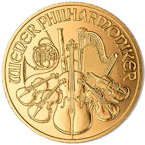 2013 1 oz Austrian Gold Philharmonic Bullion Coin