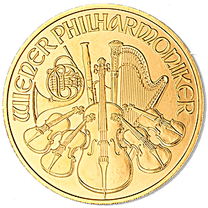 2016 1 oz Austrian Gold Philharmonic Bullion Coin