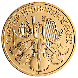 2009 1/4 oz Austrian Gold Philharmonic Bullion Coin