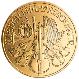 2012 1 oz Austrian Gold Philharmonic Bullion Coin