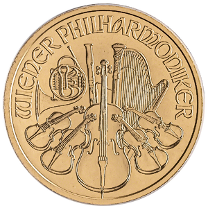 2016 1/2 oz Austrian Gold Philharmonic Bullion Coin