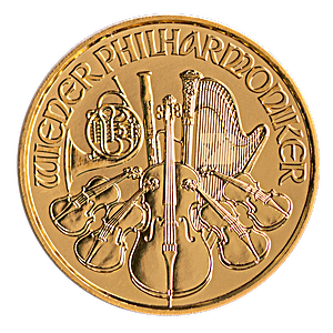 2021 1/10 oz Austrian Gold Philharmonic Bullion Coin