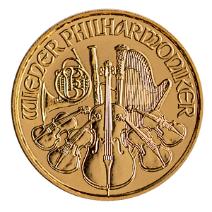 2021 1/10 oz Austrian Gold Philharmonic Bullion Coin