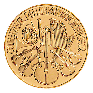 1993 1 oz Austrian Gold Philharmonic Bullion Coin