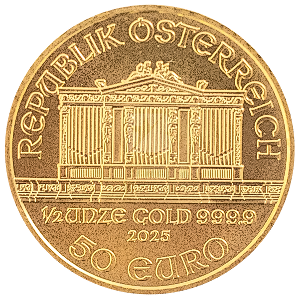 Buy 2025 1/2 oz Austrian Gold Philharmonic Bullion Coin