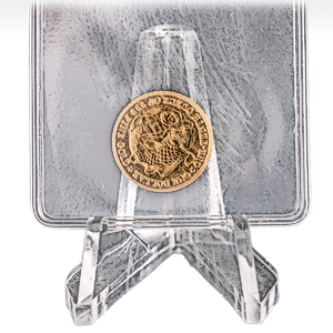 1984 1/10 oz Singapore Mint Gold Carp Coin (Pre-Owned in Good Condition)