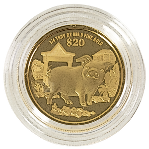 2019 1/4 oz Singapore Mint Lunar Series 