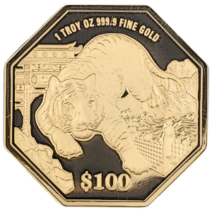 2022 1 oz Singapore Mint Octagon Lunar Series 
