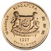 1997 1/10 oz Singapore Gold Lion Bullion Coin thumbnail