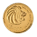 1994 1/10 oz Singapore Gold Lion Bullion Coin thumbnail
