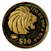1995 1/10 oz Singapore Gold Lion Bullion Coin thumbnail