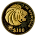 1995 1 oz Singapore Gold Lion Bullion Coin thumbnail