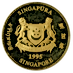 1995 1 oz Singapore Gold Lion Bullion Coin thumbnail