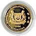 1996 1/10 oz Singapore Gold Lion Bullion Coin thumbnail