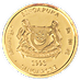 1993 1/10 oz Singapore Gold Lion Bullion Coin thumbnail