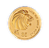 1998 1/10 oz Singapore Gold Lion Bullion Coin thumbnail