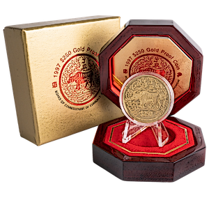 1997 1 oz Singapore Mint Gold 