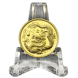 1988 1/4 oz Singapore Mint Gold Singold Lunar Series  1988 1/4 oz Singapore Mint Gold Singold Lunar Series